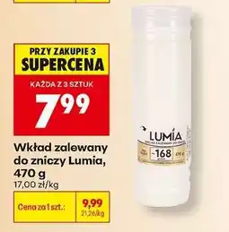 Biedronka Wkład zalewany do zniczy Lumia, 470 g oferta