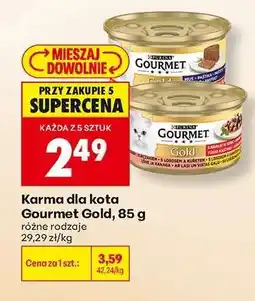 Biedronka Karma dla kota Gourmet Gold, 85 g oferta