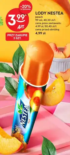Żabka Lody nestea peach oferta