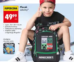 Biedronka Plecak szkolny Minecraft LOOZZ oferta