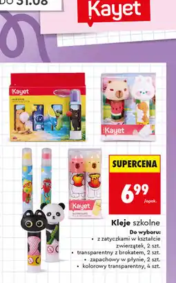 Biedronka Kayet Kleje szkolne oferta