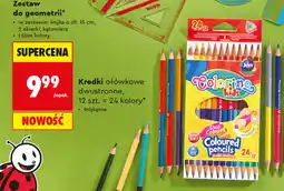 Biedronka Kredki ołówkowe dwustronne Colorino kids, 12 szt. = 24 kolory oferta