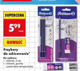 Biedronka Przybory do szkicowania Pelikan oferta