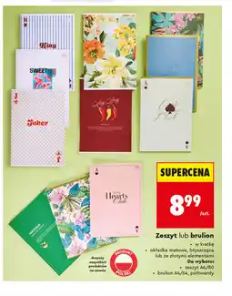 Biedronka Zeszyt lub brulion Interdruk A4/80, A4/64 oferta