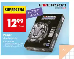 Biedronka Papier do drukarki Emerson oferta