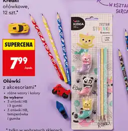 Biedronka Kidea Ołówki z akcesoriami oferta
