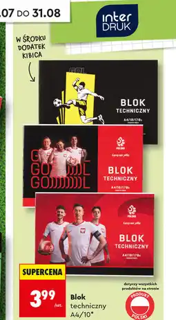 Biedronka Blok techniczny A4/10 Interdruk oferta