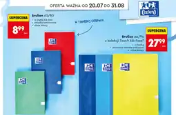 Biedronka Brulion Oxford A5/80 lub A4/96 oferta