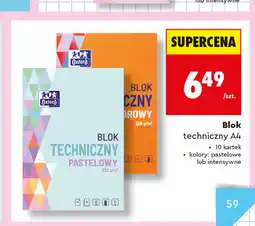 Biedronka Blok techniczny A4 Oxford oferta