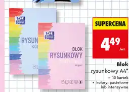Biedronka Blok rysunkowy Oxford A4 oferta