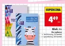 Biedronka Blok A4 Oxford oferta