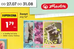 Biedronka Herlitz Zeszyt A5/16 oferta