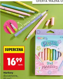 Biedronka Colorino Markery dwustronne, 10 szt oferta