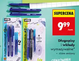 Biedronka Długopisy i wkłady wymazywalne Loozz oferta