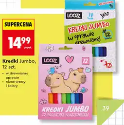 Biedronka Kredki Jumbo Loozz, 12 szt oferta