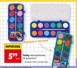 Biedronka Farby akwarelowe St. Majewski, 12 kolorów oferta