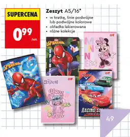 Biedronka Zeszyt St. Majewski A5/16 kartek oferta