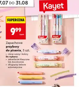 Biedronka Zapachowe przybory do pisania Kayet oferta