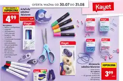 Biedronka Kayet Artykuły i akcesoria szkolno-biurowe oferta