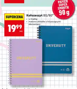 Biedronka Kołozeszyt B5/80 Kayet oferta