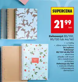 Biedronka Kołozeszyt B5/100 oferta