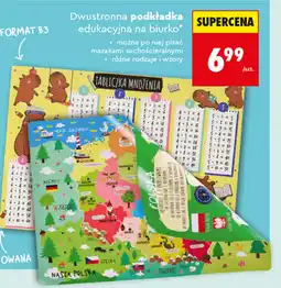 Biedronka Dwustronna podkładka oferta