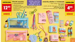 Biedronka Artykuły szkolne Kayet (piórnik-saszetka z wyposażeniem, notesiki, zakładki, breloczki) oferta