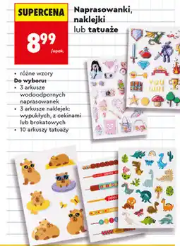 Biedronka Naprasowanki, naklejki lub tatuaże Kayet oferta