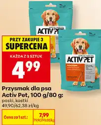 Biedronka Przysmak dla psa Activ Pet oferta