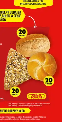 Biedronka Bułka oferta