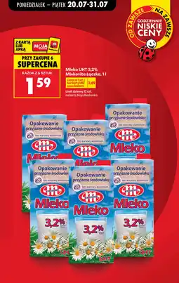 Biedronka Mleko UHT 3,2% Mlekovita Łączka oferta