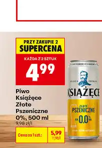 Biedronka Piwo Książęce Złote oferta