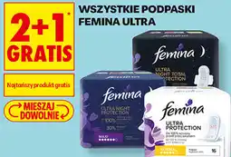 Biedronka Wszystkie podpaski Femina Ultra oferta