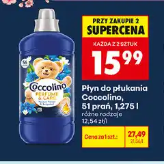 Biedronka Płyn do płukania Coccolino, 51 prań oferta