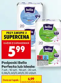 Biedronka Podpaski Bella Perfecta lub Ideale, różne rodzaje oferta