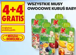 Biedronka Wszystkie musy owocowe Kubuś Baby oferta