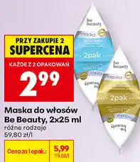 Biedronka Maska do włosów Be Beauty oferta