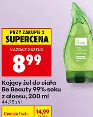 Biedronka Kojący żel do ciała Be Beauty 99% soku z aloesu oferta