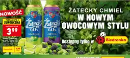 Biedronka Piwo Žatecký 0,0% oferta