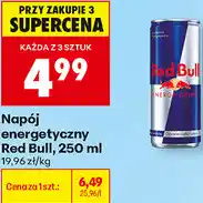 Biedronka Napój energetyczny Red Bull oferta