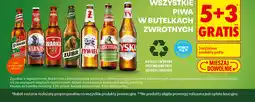 Biedronka Wszystkie piwa w butelkach zwrotnych oferta