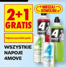 Biedronka Wszystkie napoje 4MOVE oferta