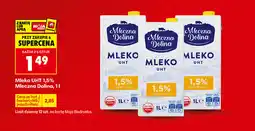 Biedronka Mleko UHT 1,5% Mleczna Dolina oferta