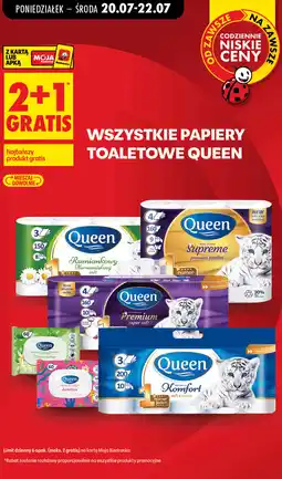 Biedronka Wszystkie papiery toaletowe Queen oferta