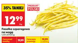 Biedronka Fasolka szparagowa na wagę oferta