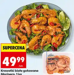 Biedronka Krewetki białe gotowane Marinero oferta