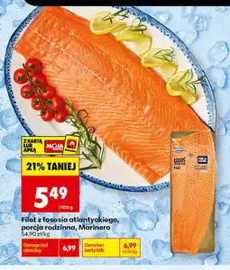 Biedronka Filet z łososia atlantyckiego, porcja rodzinna, Marinero oferta