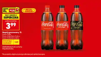 Biedronka Napój gazowany Coca-Cola, Coca-Cola Zero Cukru, Coca-Cola Zero-Zero oferta