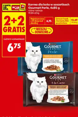 Biedronka Karma dla kota w saszetkach Gourmet Perle oferta