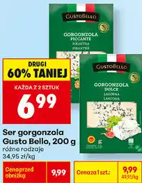 Biedronka Ser gorgonzola Gusto Bello oferta